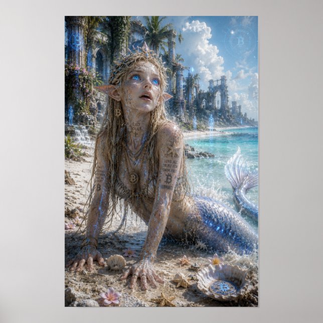 Affiche Délice / Sirène / Plages Blanches (Devant)