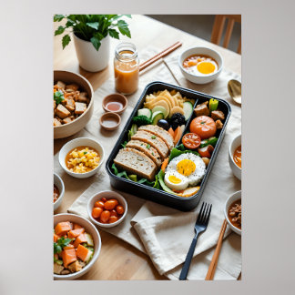 Affiche Délicieux aliments