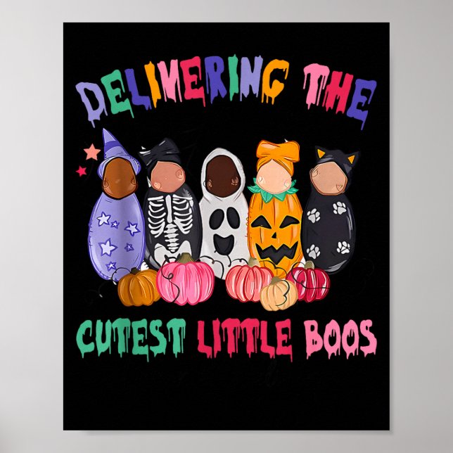Affiche Delivering The Cutest Boos Labor And Delivery Hall (Devant)