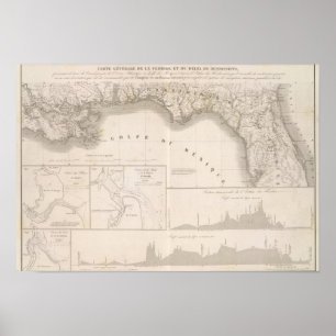 Affiche Delta de canal du Mississippi