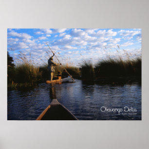 Affiche Delta de l'Okavango
