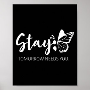 Affiche Demain aura besoin de vous Semicolon soutien en sa