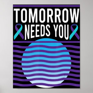 Affiche Demain aura besoin de vous Sensibilisation au suic