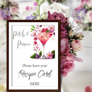 Affiche Demande de recette de Petal Prosecco Floral pour l