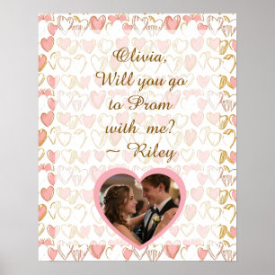 Affiche Demande pour le bal Vas-tu au bal avec moi Photo
