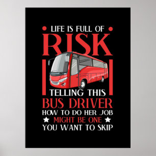 Affiche Demander à ce pilote de bus comment faire