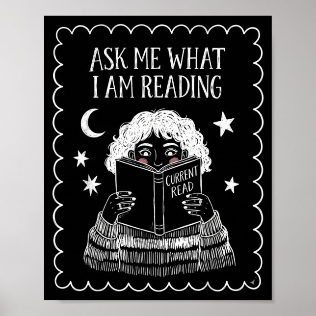 Affiche Demandez ce que lecteur de livres amateur biblioth (Devant)