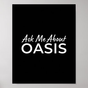 Affiche Demandez-moi à propos des vacances Oasis 2025 Cali