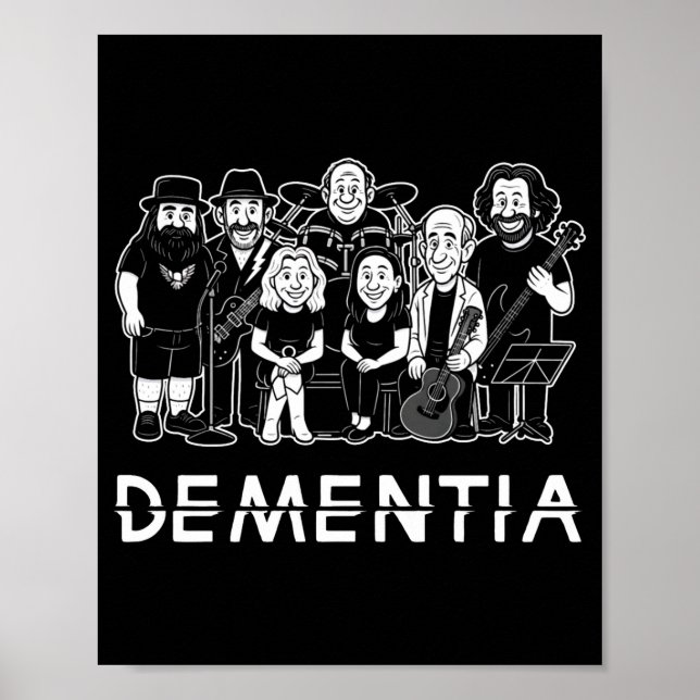 Affiche Dementia New Black _1  (Devant)