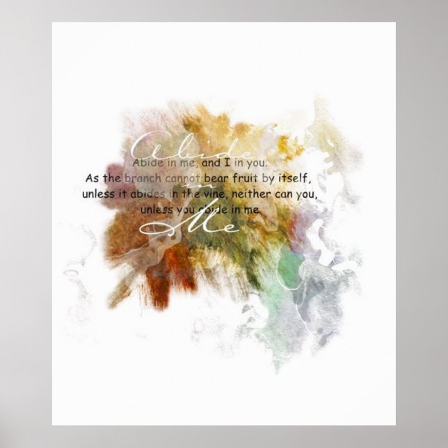 Affiche Demeurez en Moi (Devant)