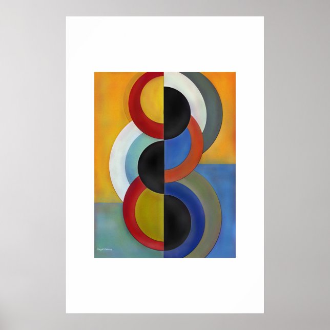 Affiche demi-cercles (Devant)