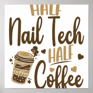 Affiche Demi-Clou Tech Semi-Coffee Pun Pour Clou