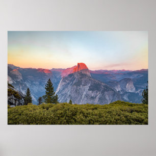 Affiche Demi de parc national du dôme Yosemite