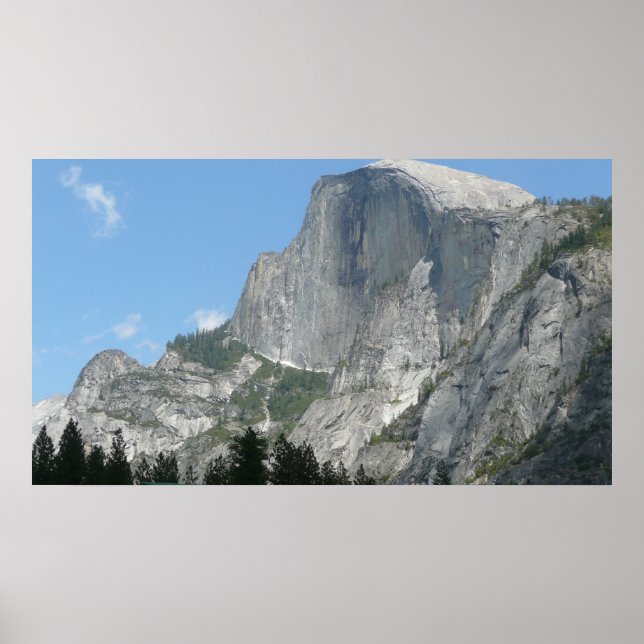 Affiche Demi-dôme du côté du parc national Yosemite (Devant)