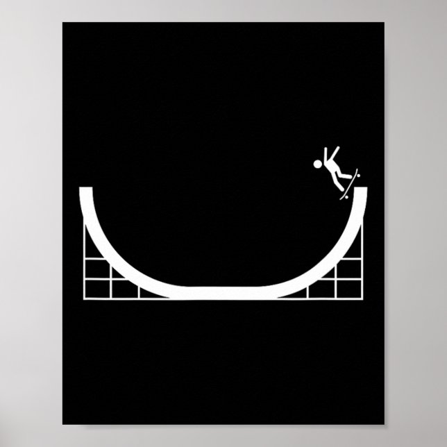 Affiche Demi-lune Skateboard - Semaine de skateboard avec  (Devant)