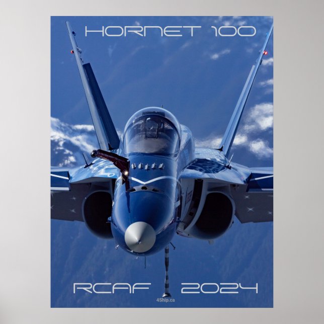 Affiche Démo Hornet 100 CF18 2024 (Devant)