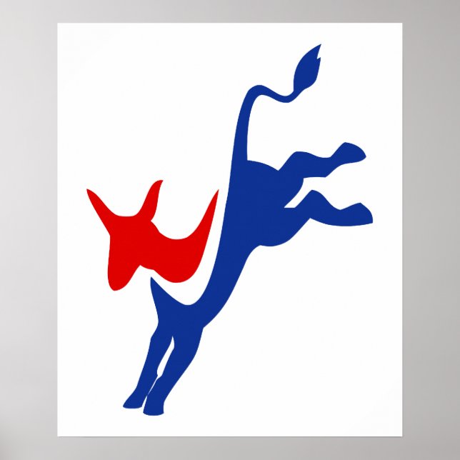 Affiche Democrat Donkey (Devant)