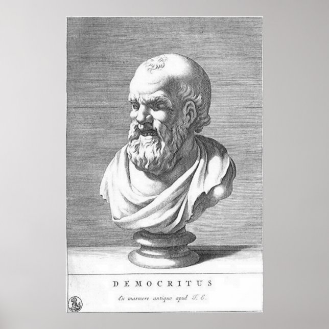 Affiche Democritus / Philosophe grec / (Devant)