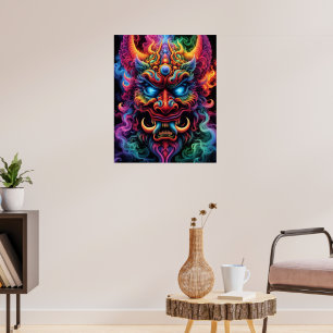 Affiche Demon japonais
