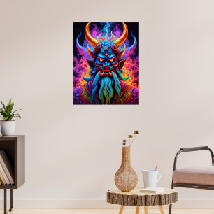 Affiche Demon japonais