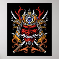 Demon japonais samouraï