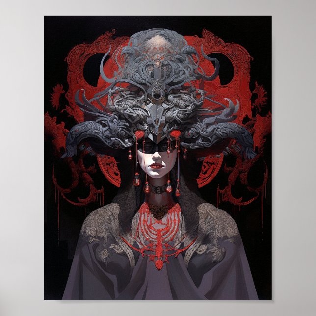 Affiche Demon Queen Imaginaire Art (Devant)