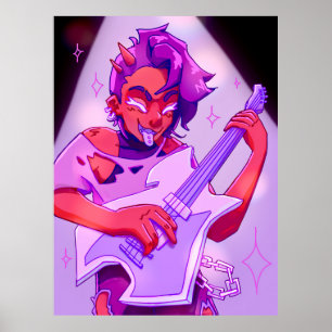 Affiche Demon Rock Star
