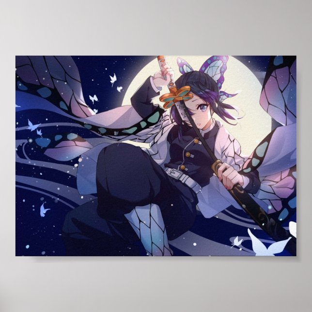 Affiche Demon Slayer Kimetsu No Yaiba Shinobu (Devant)