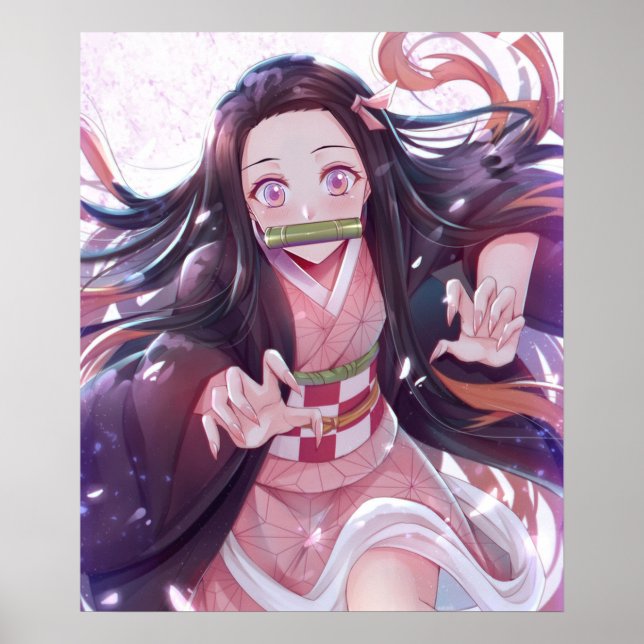 Affiche Demon Slayer Nezuko Kamado (Devant)