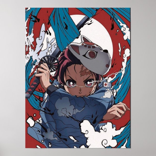 Affiche Demon Slayer Tanjiro (Devant)