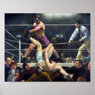 Affiche Dempsey et Firpo George Bellows