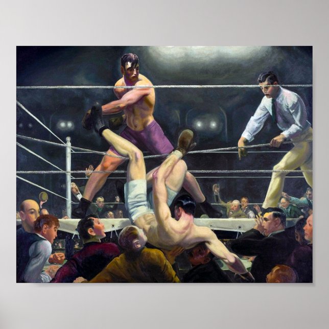 Affiche Dempsey et Firpo | George Bellows | (Devant)