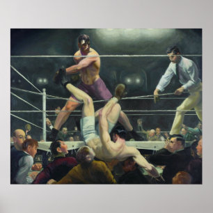Affiche Dempsey et Firpo, George Bellows
