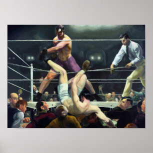 Affiche Dempsey et Firpo par George Bellows