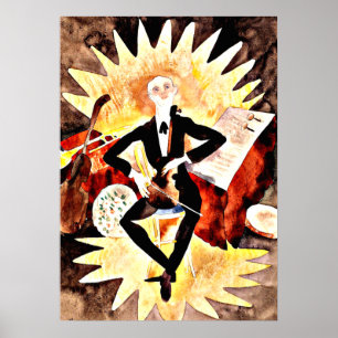 Affiche Demuth - Musicien