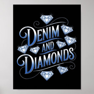 Affiche Denim Et Diamonds Pays Ouest Bachelorette Pa