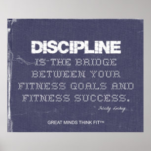 Affiche Denim pour la discipline de forme physique
