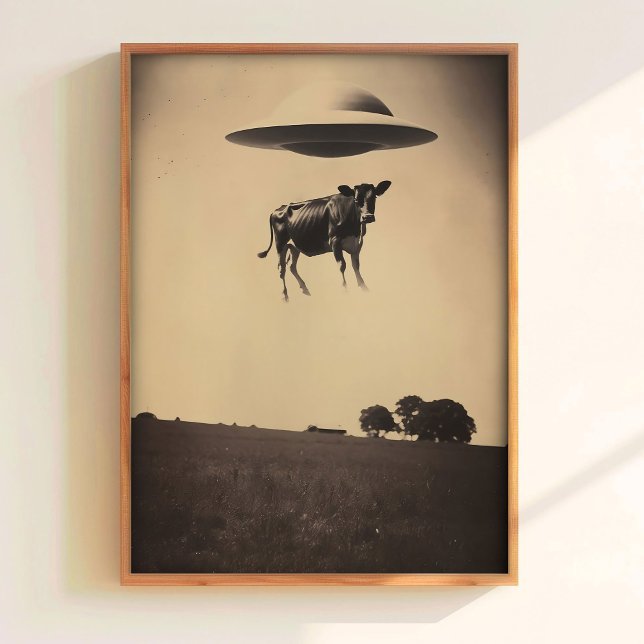 Affiche d'enlèvement de vache Art d'enlèvement d'O (Créateur téléchargé)