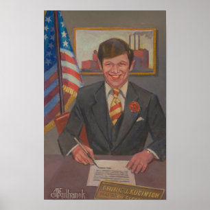 Affiche Dennis Kucinich - Maire de Cleveland par Kulhanek