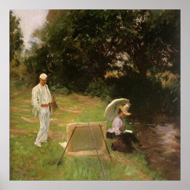 Affiche Dennis Miller Bunker Peinture à Calcot par Sargent (Devant)