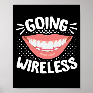 Affiche Dental Braces Dentiste Drôle Orthodontiste Aller