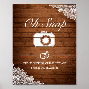 Affiche Dentelle Rustique En Bois Et Blanc Du Panneau Mari