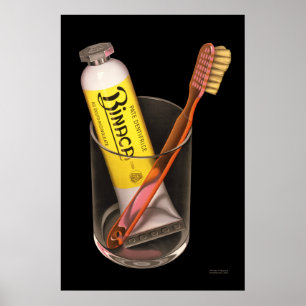 Affiche dentifrice Binaca