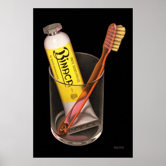 Affiche dentifrice Binaca (Devant)
