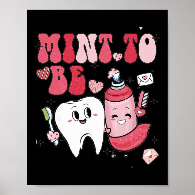 Affiche Dentifrice et dentiste dentaire Mint To Be Saint-V (Devant)