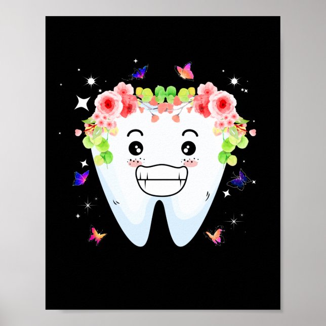 Affiche Dentist Dental Assistant Oral Hygienist Tooth (Devant)