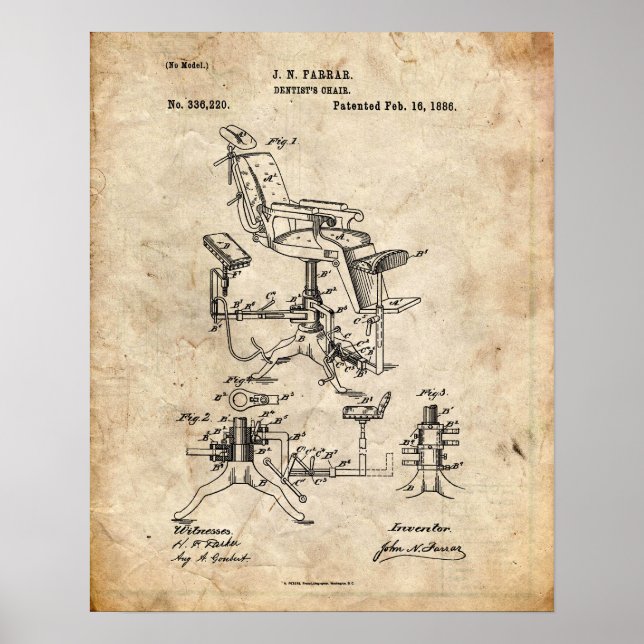Affiche Dentist Patent (Devant)