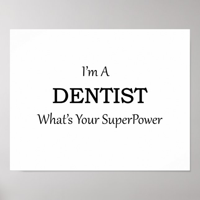 AFFICHE DENTISTE (Devant)
