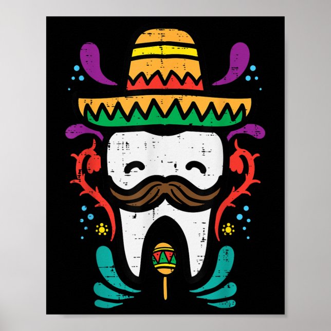 Affiche Dentiste Dentiste Dentiste Cinco De Mayo I (Devant)