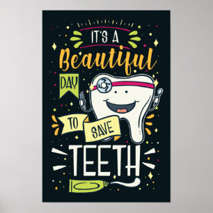 Affiche Dentistes et Dental Hygienist Day pour sauver les